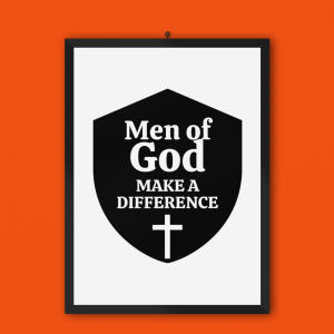 Men of God Make A Difference Frame